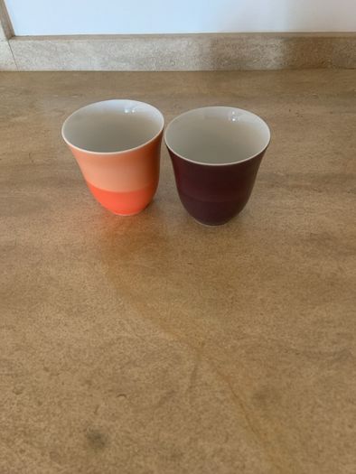 Guy Degrenne Paris illusions porcelain mugs x 2