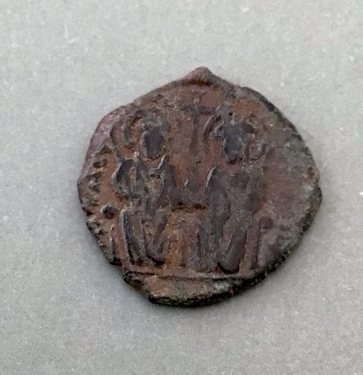 Byzantine Empire Emperor Justin II and Sophia 565 AD Decanumium