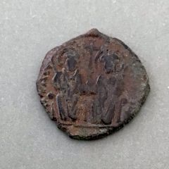 Byzantine Empire Emperor Justin II and Sophia 565 AD Decanumium