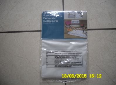 Brand new in wrapping Clothes Vac Bag Size Large