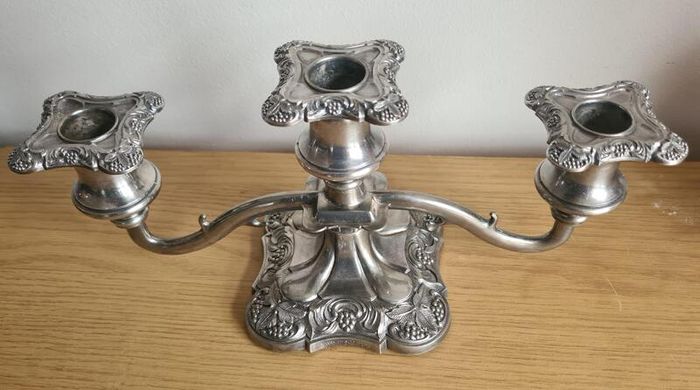 Silver Plated Candle Holder