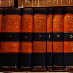 Vintage Butterworths Law Books Set (18 volume)