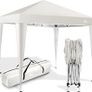 Gazebo 3 x 3 m Waterproof Pop-Up Folding Gazebo Height Adjustable Garden Tent UV Protection 50+ Party Tent with Bag for Garden (Beige) Image 2