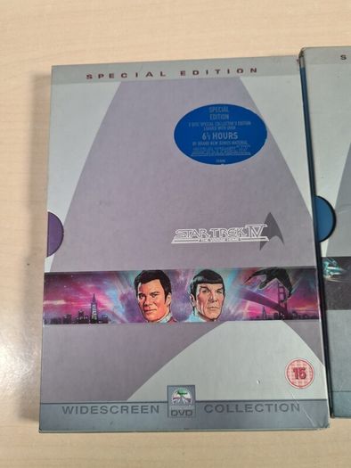 Dvd Star Trek Next Generation Motion Pocture Collection  Boxset + Star Trek 3 And 4 Special Editions Search For Spock Voyage Home