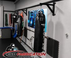 Boxing bag brackets