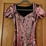 Zara pink sparkly dress Image 2