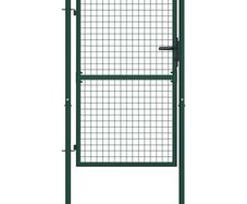 Fence Gate Steel 100x125 cm Green