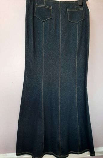 New soft denim skirt maxi from USA tag