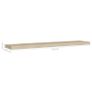 Floating Wall Shelves 4 pcs Oak 120x23.5x3.8 cm MDF Image 2