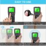 5 in 1 Stud Finder Sensor Wall Scanner Electronic Stud Sensor Locator Wood Beam Joist Finders Portable Wall Detector with LCD Display for Wood AC Wire Metal Studs Detection(Black) Image 5