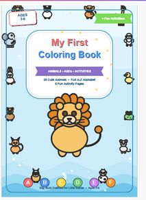 Kids Coloring and Mandalas printable ebooks, AGE 3+