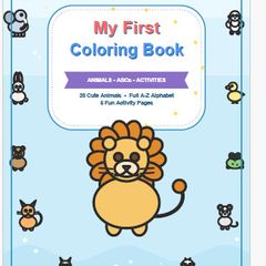 Kids Coloring and Mandalas printable ebooks, AGE 3+