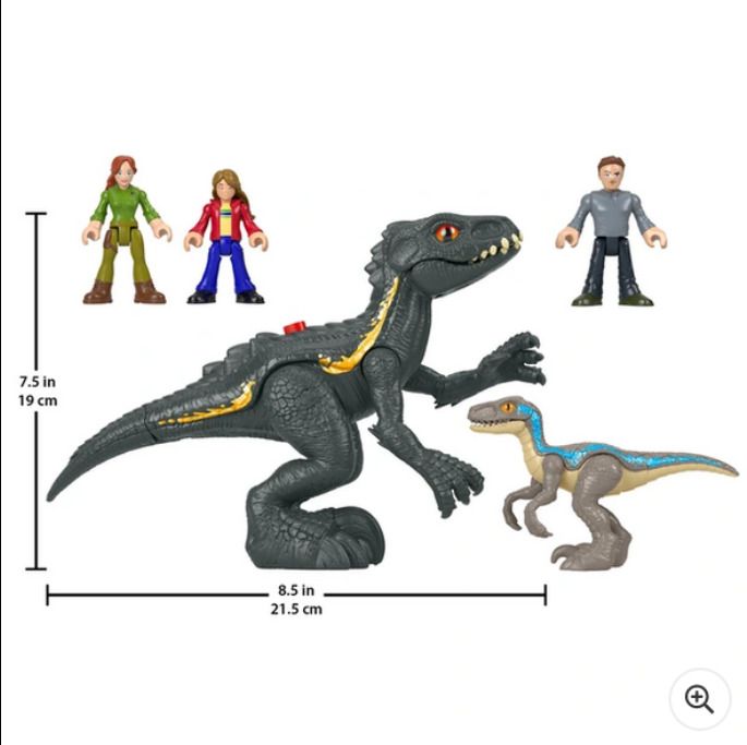BRAND NEW Jurassic World Imaginext Final Confrontation Dinosaur and Figure Pack