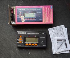 Boss TU-80 Chromatic Tuner Metronome Music/Guitar Tuner