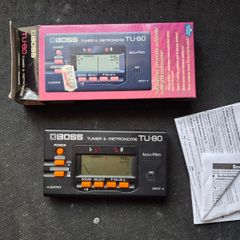 Boss TU-80 Chromatic Tuner Metronome Music/Guitar Tuner