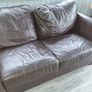 FREE 2 large leather 2 seater sofa's Image 3