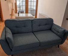 French Connection DFS Two-Seater Zinc Couch