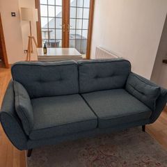 French Connection DFS Two-Seater Zinc Couch