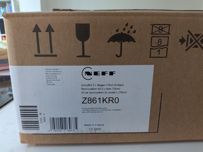 NEFF recirculation kit