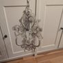 Pair of Decorative Crystal Chandelier Ceiling Lights Image 2