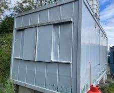 Toilet and shower block