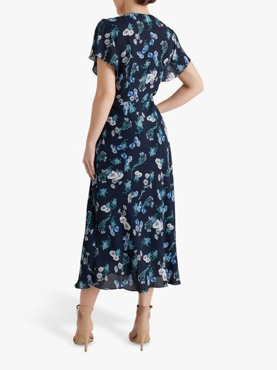 Robe Fenn Wright Manson Taille 14 - Marron - Longueur Midi - Occasion