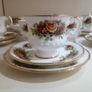 Beautiful Vintage 20 Piece Tea Set by Elizabethan  "English Garden", Fine Bone China Image 2