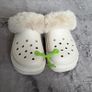 Beige Crocs Stomp Clogs Fuzz Lined Size UK 6-7/EU 39-40With Tags Image 3