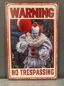 Pennywise Tin Metal Sign
