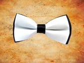 White Satin Bowtie