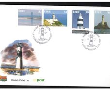 1997 Ireland Lighthouse (The Baily, Tabert, Hook Head & The Fastnet) Commemorative Stamps An Post First Day Cover (FDC)