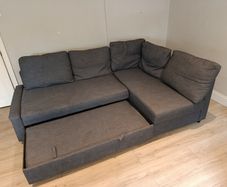 3 on 1IKEA FRIHETEN Corner Sofa-Bed with Storage