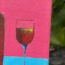 Mini Art - Original Wine Art on Canvas Image 4