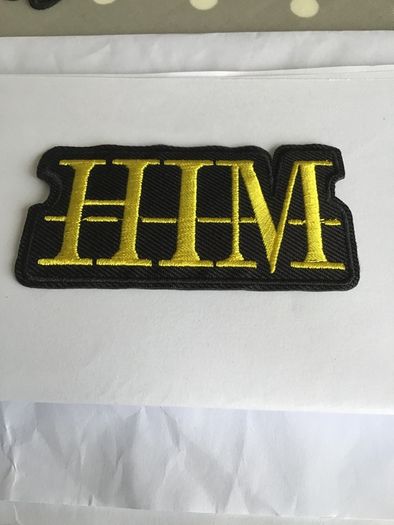 Iron/Sew on Patch - Gothic Rock Band H.I.M