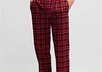 HUGO Men's Flannel Check Pant Pyjama, Size L