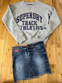 Superdry Jumper & Skirt