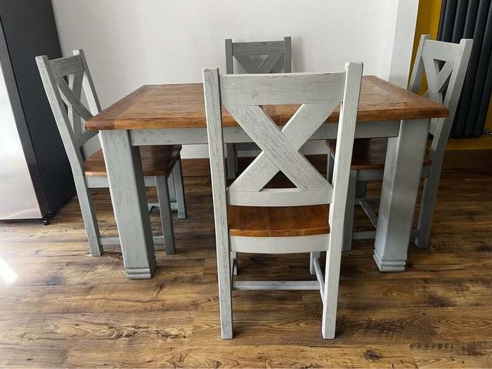dining table and chairs