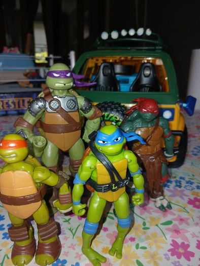 Teenage Mutant Ninja figure  Playset and figures (Please Read)