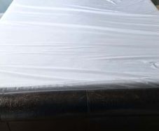 Leather Sleigh Bed