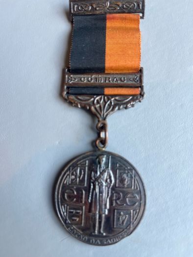 Original Irish War Of Independence Comrac Active Service Medal
