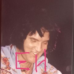 Elvis Harford Connecticut 1976 in concert 8X10 photograph