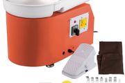 Electric Pottery Wheel 350W Adjustable 0-300 RPM Ceramic Forming Machine