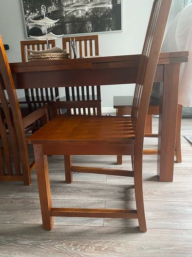 Solid wooden chairs