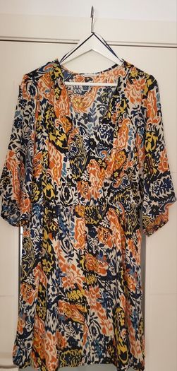ENCUENTRO multi colour layered with gold metallic threading Sz M (Fit 12-14UK)