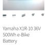 Yamaha X1R.10 electric bike battery. Image 2