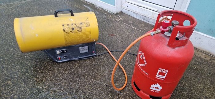 Master propane gas space heater