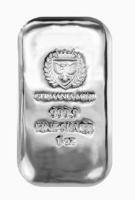 Germania Mint 1 oz .999 Sealed Silver Cast Bars