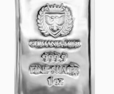 Germania Mint 1 oz .999 Sealed Silver Cast Bars