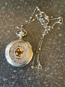 Quartz Vintage Style Pocket Watch