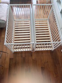 2 Baby Elegance Cots and mattresses